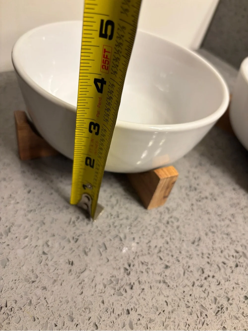 Crate & Barrel Oven-to-Table Small Serve Bowl with Acacia Wood Trivet